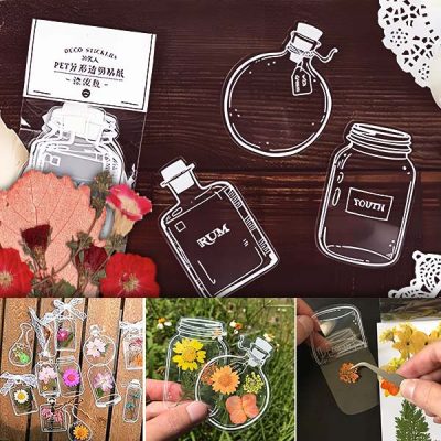 Набір закладок з пресованими квітами (20 штук) | BOOKIO