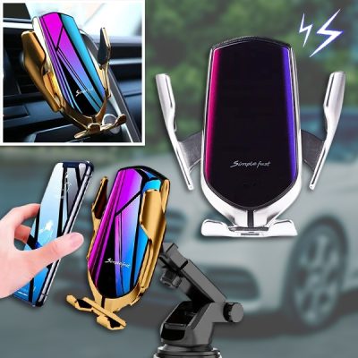 Бездротовий зарядний пристрій та автомобільний тримач DELUXE