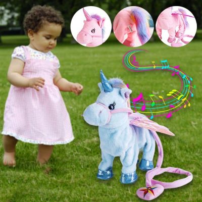 Іграшка-єдиноріг на батарейках, що ходить і співає | ROXY