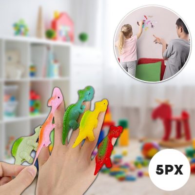 Гумові динозаври на пальці (5 шт.) | TOYOSAUR