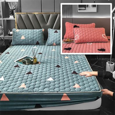 Набір м'якої та елегантної постільної білизни (простирадло + 2x наволочка) | VELVETLUX