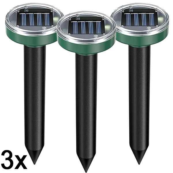 3x Сонячний відлякувач шкідливих тварин | SOLGUARD