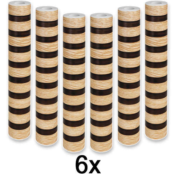 6x Елегантна настінна наклейка під дерево | LINEWALL