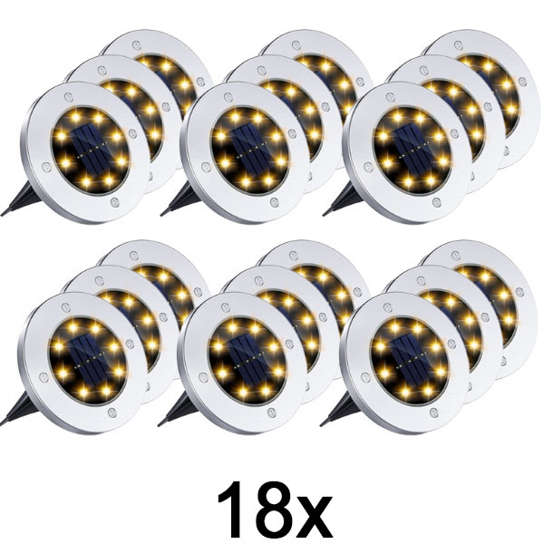 6x Сонячні вуличні ліхтарі для підлоги (3 штуки) | LUMIGARD