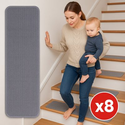Протиковзні килимки для сходів (8 штук) | STEPRUG